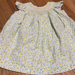True & Co. Yellow and White Floral Kids Dress